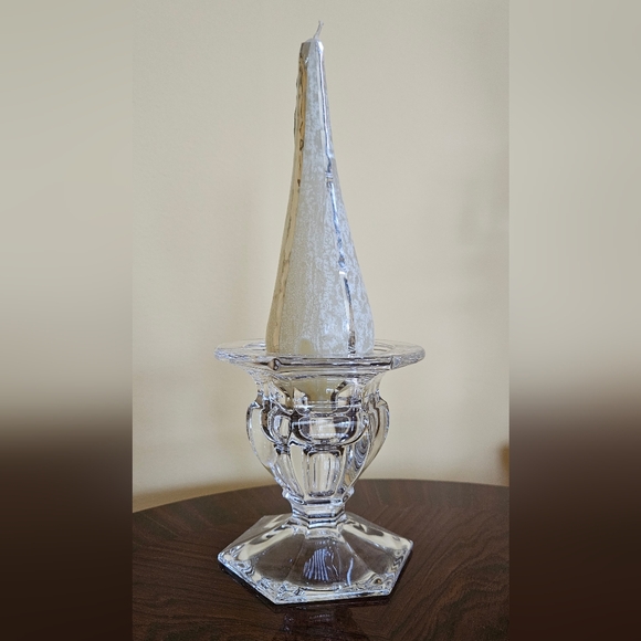 Royal Doulton Finest Crystal Concord Triple Use Candleholder - Picture 2 of 6